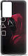Силиконов калъф Squid Game за Samsung Galaxy A52s A52 5g A52 4g Черно-червен