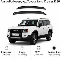 Heko Front Car Windbreakers for Toyota Land Cruiser J250 2023+ 2 Pieces