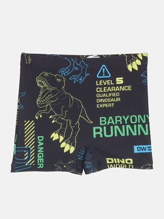 Joyce Dinosaur Kids Swimwear Swim Shorts Black