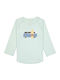 Laessig Camper Sea Foam Kids Swimwear Rashguard With Long Sleeve Mint