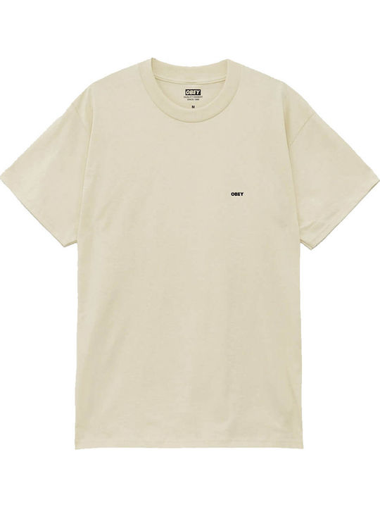 Obey T-shirt Cream
