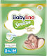 Babylino Klebeband-Windeln Sensitive Cotton Soft Nr. 2 für 3-6kg 64cm