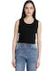 Women's Crop Top Black