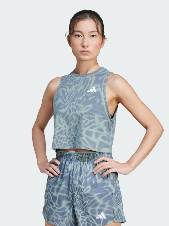 adidas Train Essentials Blouse Silver Green