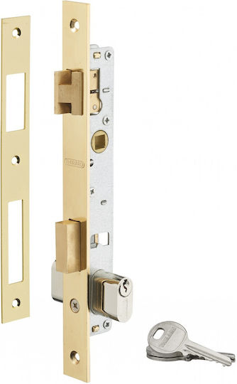 Thirard 00094381 Narrow Iron Gate Lock 14 X 85 Oval Cylinder with 3 Keys