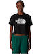 Easy Women's Crop T-shirt Black