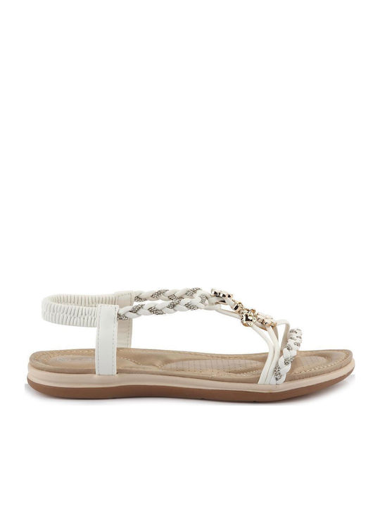 Fshoes Γυναικεία Σανδάλια Λευκά