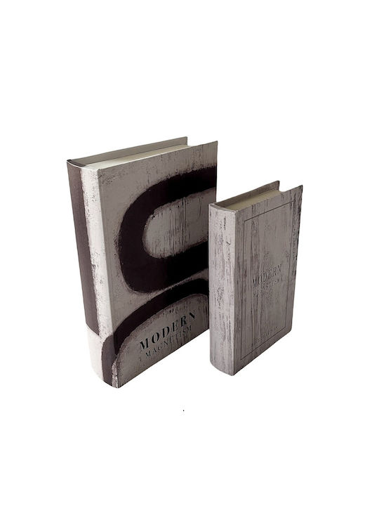 Espiel Set Dekorative Boxen Holz im Buchformat 2Stück