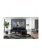 Idril Corner Couch with Reversible Angle Black 205x162x84 cm