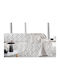 Guy Laroche Ριχτάρι Πολυθρόνας Chenille 180x145εκ. Smoke
