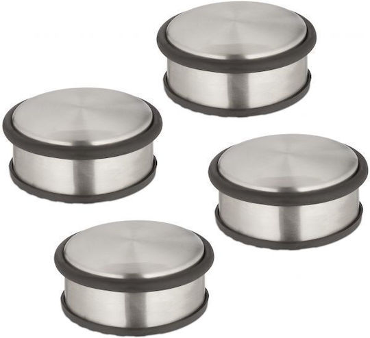 Türstopper Rostfreier Stahl Silber 4Stück