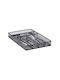 Relaxdays Tăvi Pentru Tacâmuri De Sertar Metalică 40.6x28.6x5.1cm Neagră