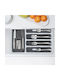 Relaxdays Drawer Cutlery Tray Plastic 40x33x4.5cm White