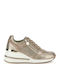 1 Laminated Sneakers Beige - Gold