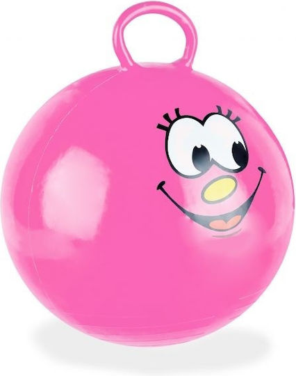 Relaxdays Cutie de Depozitare Jucării pentru Copii din Țesătură Roz 55x45cm 1buc
