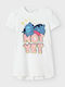 Kinderhemd Kurzarm Bright White Stitch