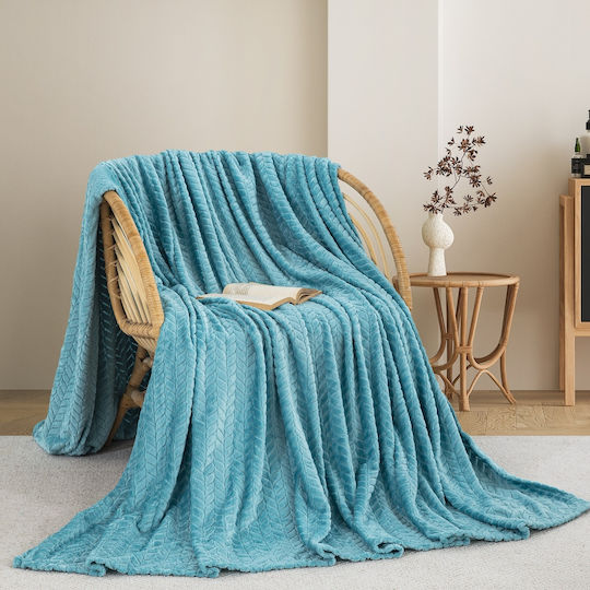 Adam Home Halb Doppelt 180x240cm Aqua