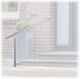Stainless Steel Balustrade Relaxdays Silver H 80 Cm L 150 Cm
