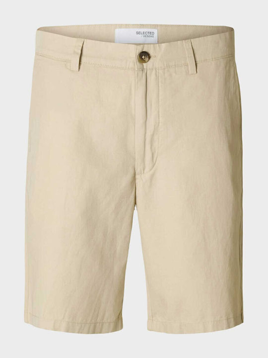Selected Ανδρική Βερμούδα Chino Μπεζ