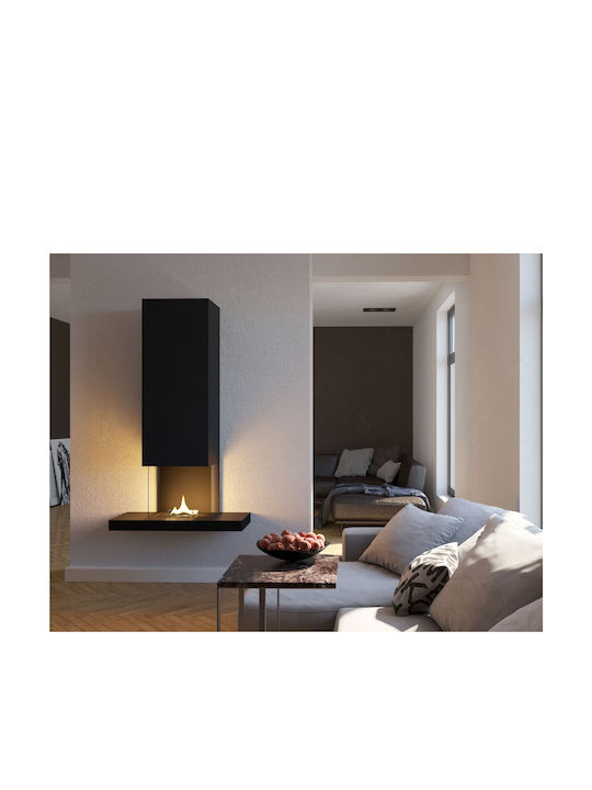 Tenderflame Kamin Innenbereich Metallisch Schwarz
