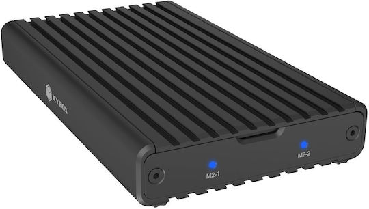 Icy Box External Case for Hard Drive M.2 SATA III with Connection Type-C