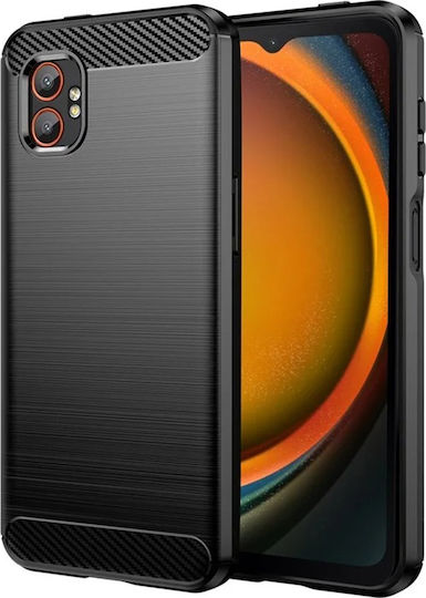 Techsuit Carbon Задна корица Силикон Черен (Galaxy XCover 7 Pro)