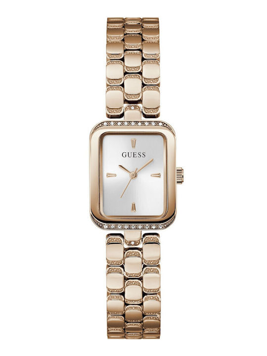 Guess Damenuhr 22mm Batterie mit Gold Rostfreie...