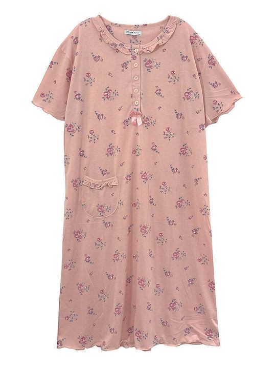 Ustyle Cămașă de noapte pentru Femei Pink