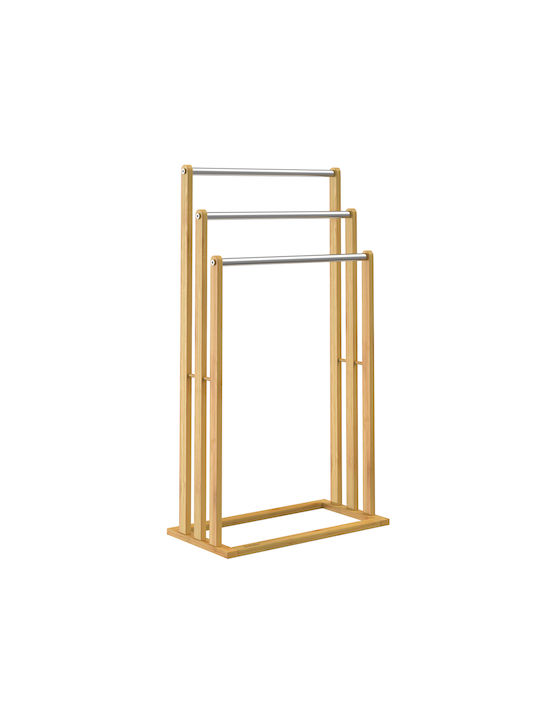 Deuba Raft de haine de Baie Simplu ​46x24cm Inox Gri