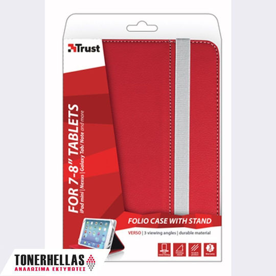 Trust Folio Флип капак Червеа (7-8" таблети)