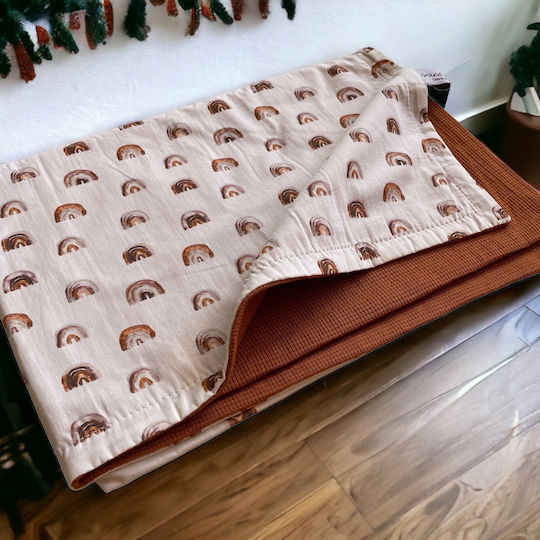 Grandes Suenos Decke Wickeltücher für Kinderzimmer Baumwolle Rosa 75x100cm