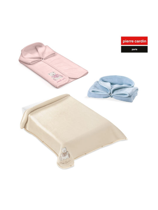 Pierre Cardin Baby Blanket Spanish Nursery Swaddling Blanket 80x90cm