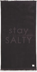 Nef-Nef Homeware Stay Salty Βαμβακερή Μαύρη Nef-Nef Homeware Stay Salty Βαμβακερή Μαύρη