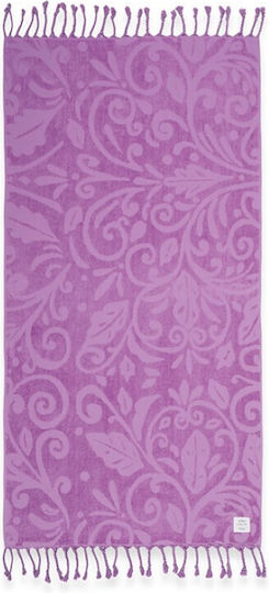 Nef-Nef Homeware Veronia Βαμβακερή Μωβ 160x80εκ.