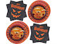 Halloween Partygeschirr Platte für 20 Stück