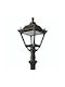Elmark Outdoor Floor Lamp Post 40W with Cold White Light IP55 Black