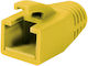 Set Capace Protectoare Conector RJ-45 Logilink Mp0035y UTP FTP SFTP Cat6 Masculin RJ-45 Plastic 50 Bucăți Galben