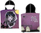 Wednesday Kids' Beach Poncho Purple 100 x 50cm