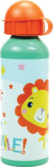 Fisher Price Kids Water Bottle Thermos Aluminium with Screw Cap Non Spill 520ml