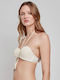 Strapless Bikini Top Beige