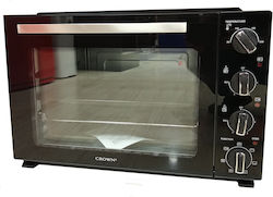 Crown Ηλεκτρικό Φουρνάκι 48lt με 2 Εστίες και Αέρα Μαύρο Crown Ηλεκτρικό Φουρνάκι 48lt με 2 Εστίες και Αέρα Μαύρο
