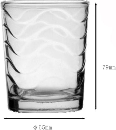 Galifas Set of Glasses for White Wine made of Glass 155ml 6pcs