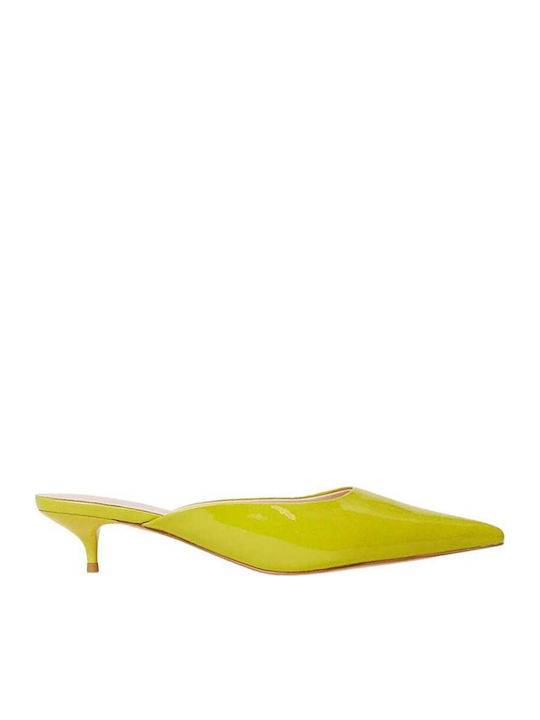 Twinset Mules με Χαμηλό Τακούνι σε Πράσινο Χρώμα