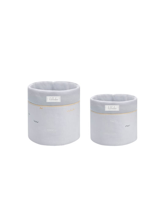Kikka Boo Seally Me Nursery Storage Baskets Gray 2pcs