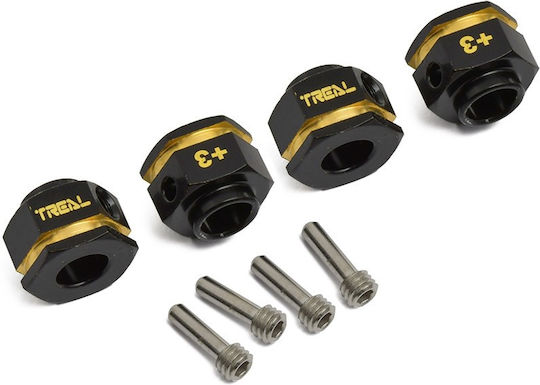 ProtonRC RC Hex Adapter 12 x 15 mm, RC Extension Wheel Hex Hub Metal Driver Adapter Compatible with D90 AX10 CC01 SCX10 F350(Black) ProtonRC RC Hex Adapter 12 x 15 mm, RC Extension Wheel Hex Hub Metal Driver Adapter Compatible with D90 AX10 CC01 SCX10 F350(Black)