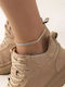 Fußarmband aus Edelstahl Stahl