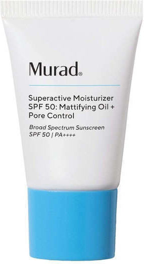 Murad Superactive Ενυδατική & Ρυθμιστική Κρέμα Προσώπου Ημέρας με SPF40 κατά της Ακμής 10ml