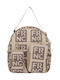 Straw Women's Bag Backpack Brown