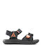 Herrensandalen in Schwarz Farbe