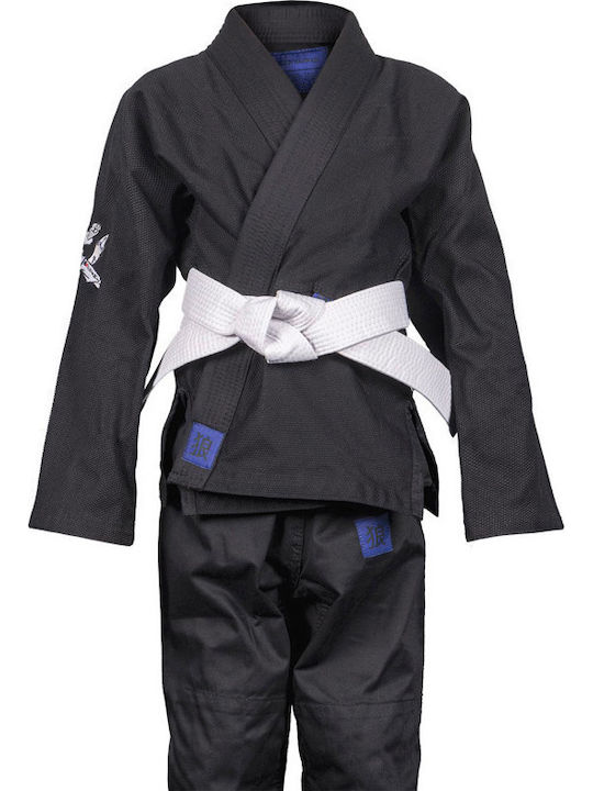 Okami Παιδικό Παντελόνι Brazilian Jiu Jitsu Μαύρο